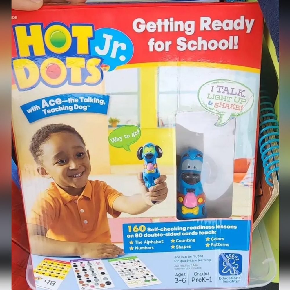 Hot Dots Jr. Getting Ready For School w/ Ace—The Talking, Teaching Dog® Pen